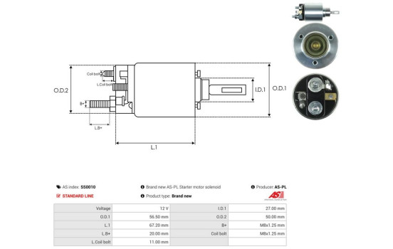Magnetic switch, starter motor, Image 4