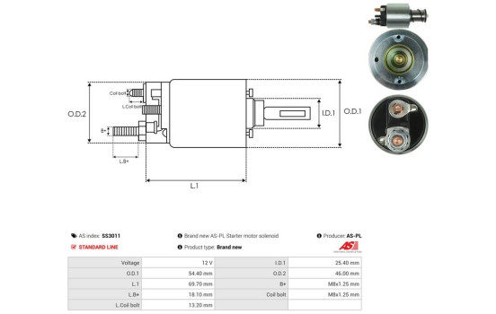 Magnetic switch, starter motor, Image 4