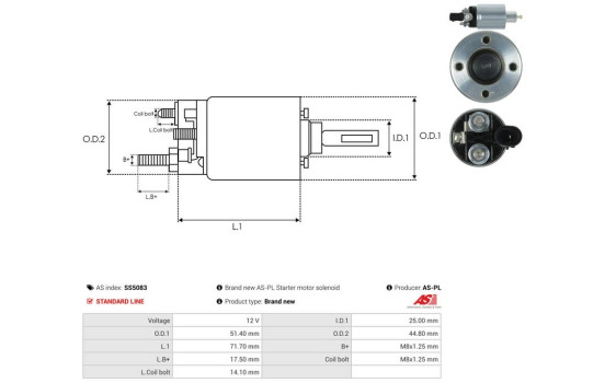 Magnetic switch, starter motor, Image 4