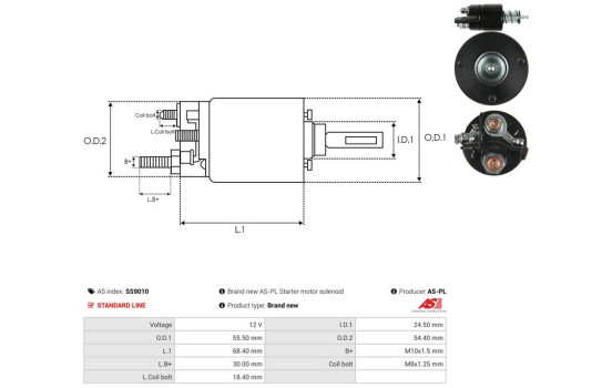 Magnetic switch, starter motor, Image 4