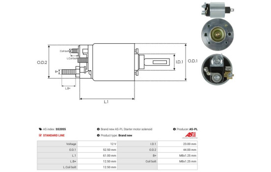 Magnetic switch, starter motor, Image 4