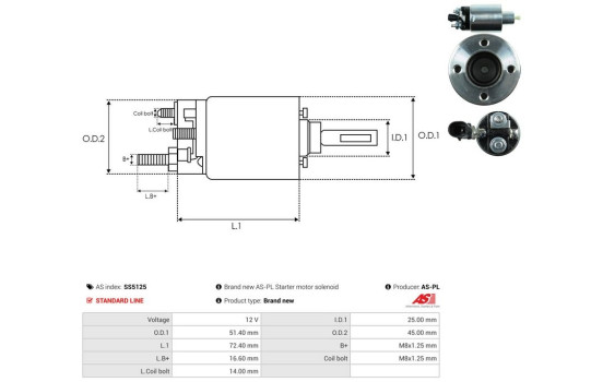 Magnetic switch, starter motor, Image 4