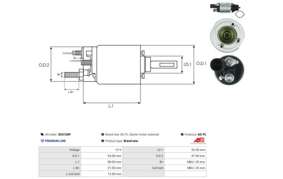 Magnetic switch, starter motor, Image 4