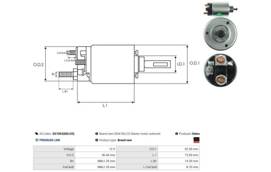 Magnetic switch, starter motor, Image 4