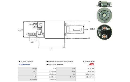 Magnetic switch, starter motor, Image 4