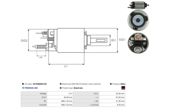 Magnetic switch, starter motor, Image 4
