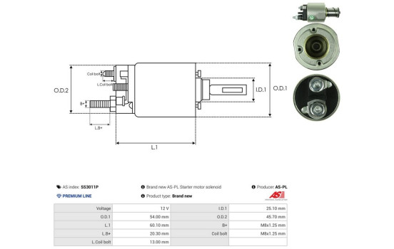 Magnetic switch, starter motor, Image 4
