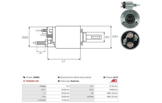 Magnetic switch, starter motor, Image 4