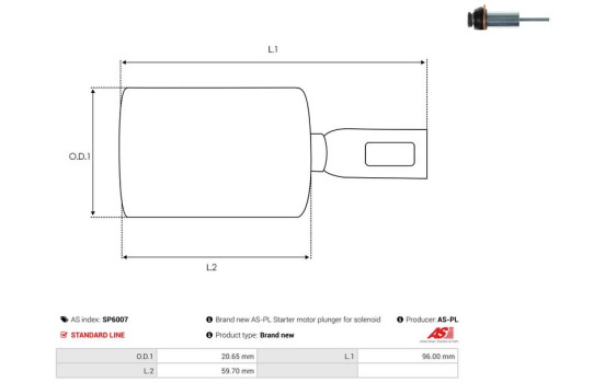 Repair kit, starter motor, Image 2