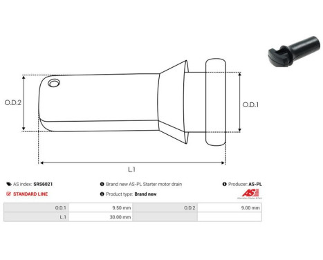 Repair kit, starter motor, Image 2