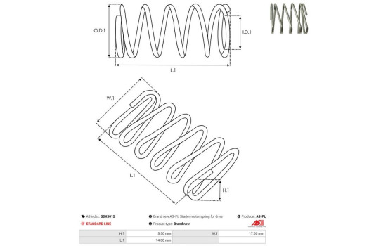 Repair kit, starter motor, Image 2