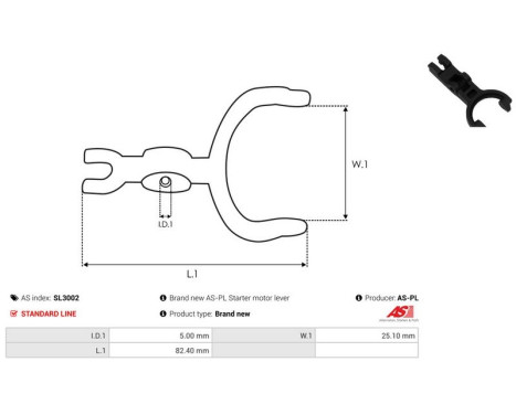 Repair kit, starter motor, Image 2