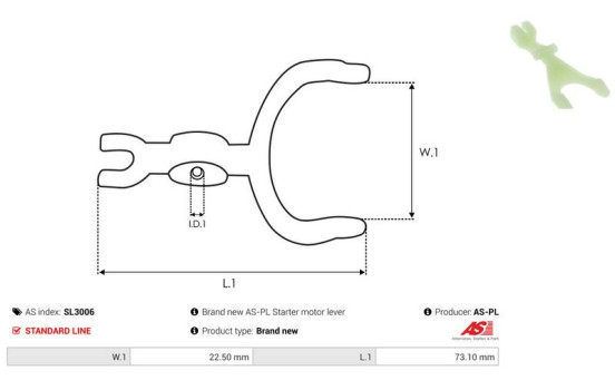 Repair kit, starter motor, Image 2