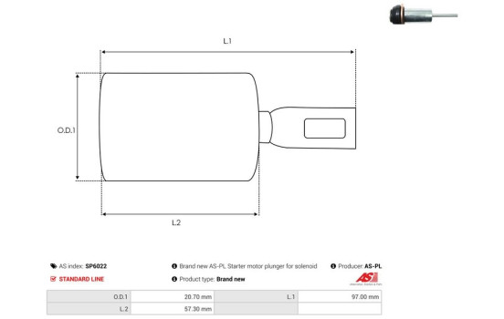 Repair kit, starter motor, Image 2