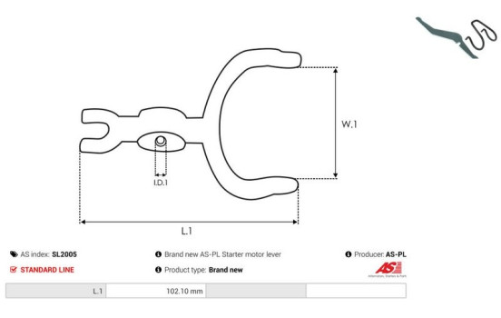 Repair kit, starter motor, Image 2