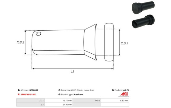 Repair kit, starter motor, Image 3