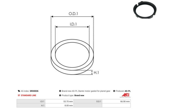 Repair kit, starter motor, Image 2