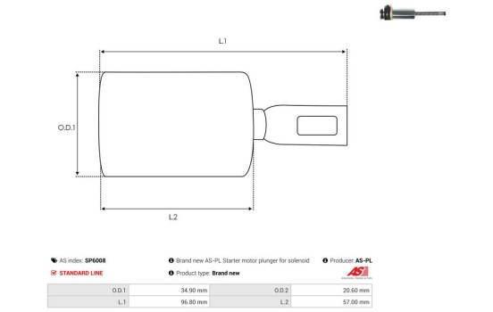 Repair kit, starter motor, Image 2