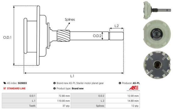 Ring gear, planetary gear system (starter), Image 4