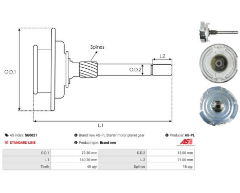 Ring gear, planetary gear system (starter), Image 4