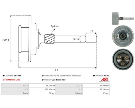 Ring gear, planetary gear system (starter), Image 4