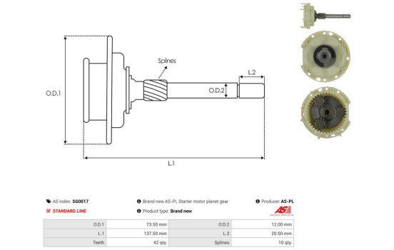 Ring gear, planetary gear system (starter), Image 4