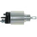 Solenoid switch, starter motor