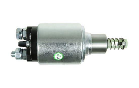 Solenoid switch, starter motor