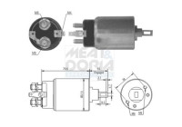 Solenoid Switch, starter