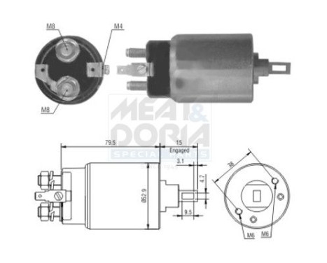 Solenoid Switch, starter