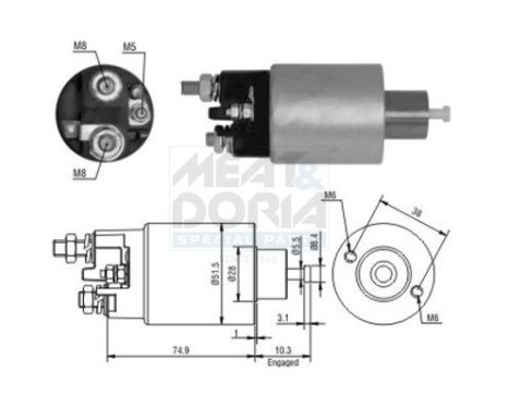 Solenoid Switch, starter
