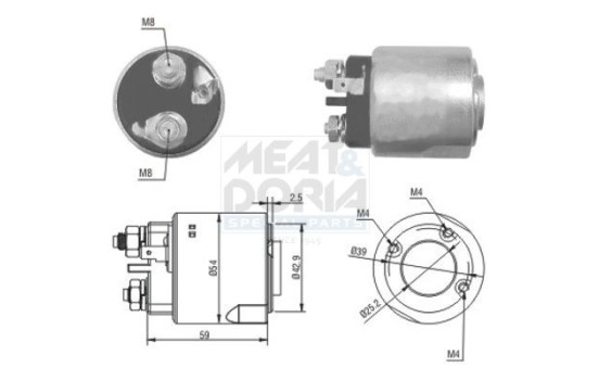 Solenoid Switch, starter