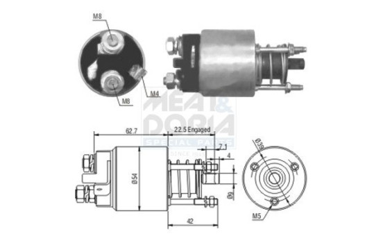 Solenoid Switch, starter