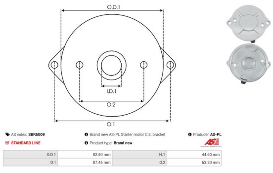Starter motor cover, carburetor, Image 3