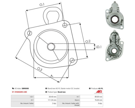 Starter motor cover, carburetor, Image 3