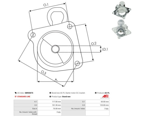 Starter motor cover, carburetor, Image 3