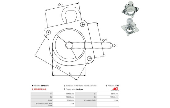 Starter motor cover, carburetor, Image 3
