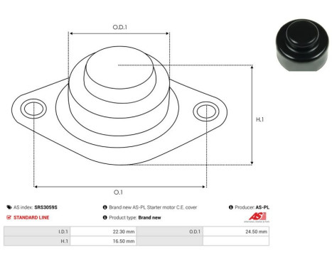 Starter motor cover, carburetor, Image 2