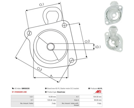 Starter motor cover, carburetor, Image 3