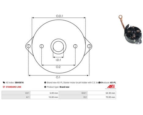 Starter motor cover, carburetor, Image 3