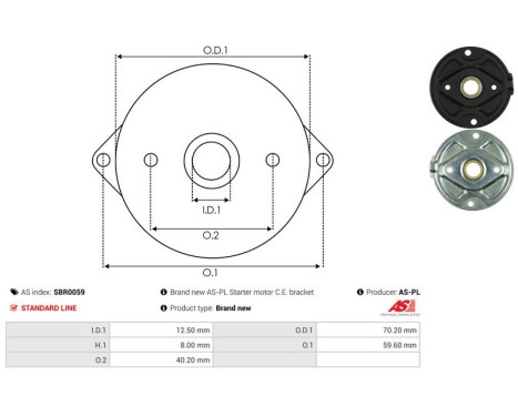 Starter motor cover, carburetor, Image 3