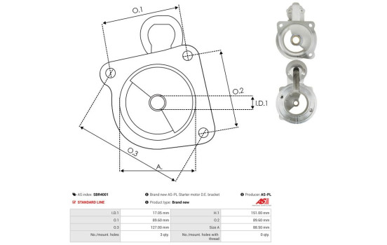 Starter motor cover, carburetor, Image 3
