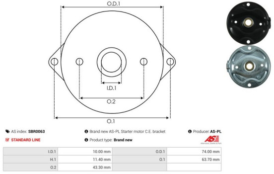 Starter motor cover, carburetor, Image 3