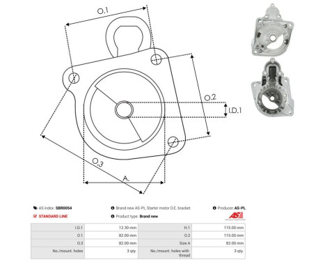 Starter motor cover, carburetor, Image 3