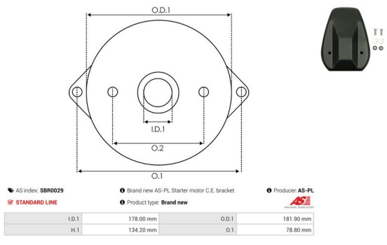 Starter motor cover, carburetor, Image 2