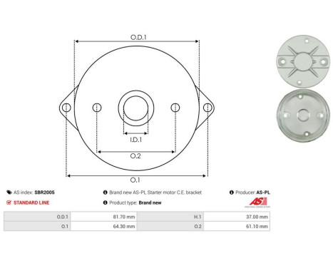 Starter motor cover, carburetor, Image 3