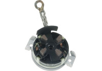 Starter motor cover, carburetor