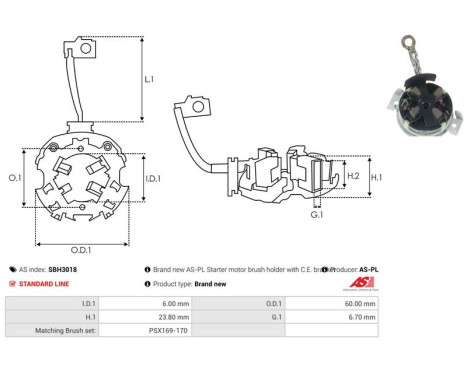 Starter motor cover, carburetor, Image 3