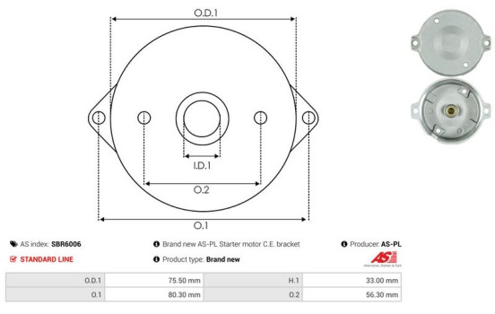 Starter motor cover, carburetor, Image 3