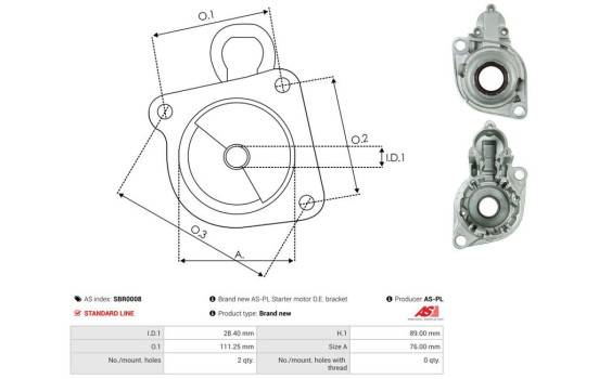Starter motor cover, carburetor, Image 3